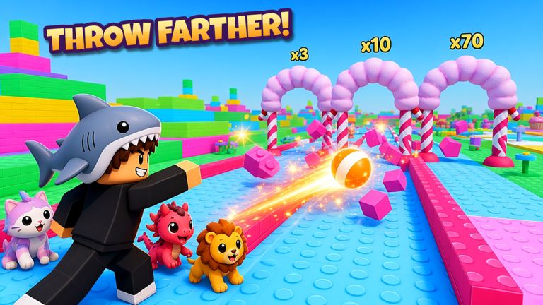 Throw Sim on Roblox: Throw farther!