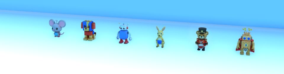Toy Factory pets in Throw Sim