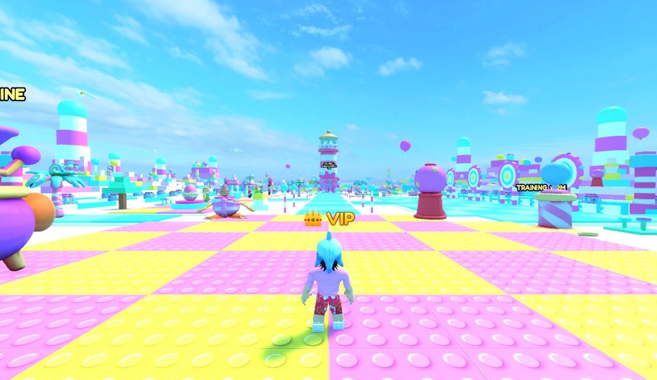 Bubblegum Bay, world 11 in Throw Sim