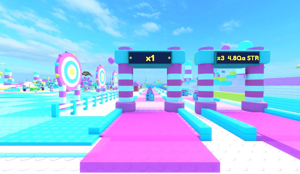 Bubblegum Bay throwing lane in Throw Sim