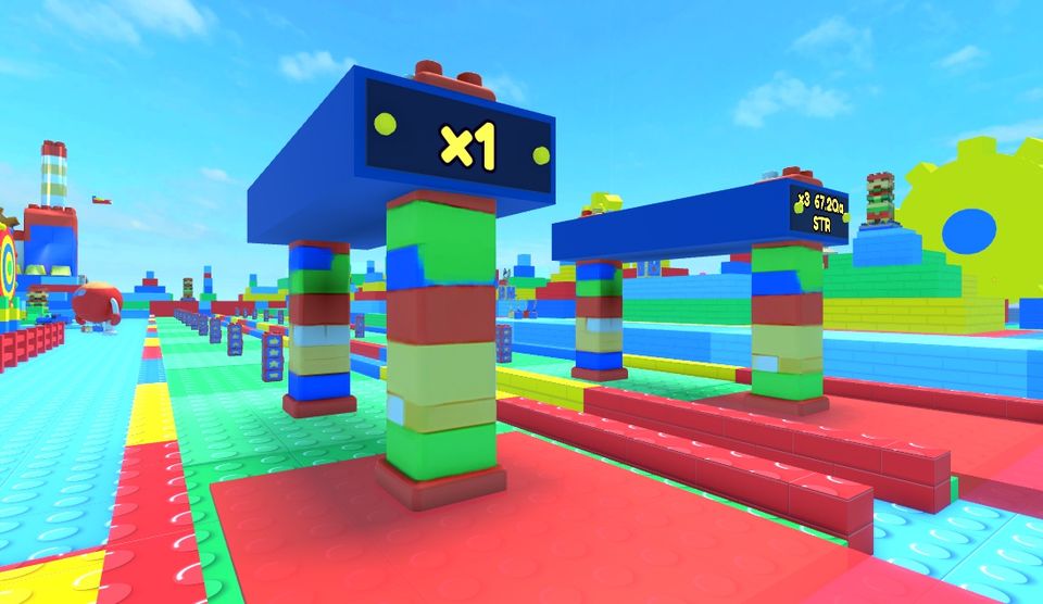 Toy Factory x3, x10 and x70 gates in Throw Sim