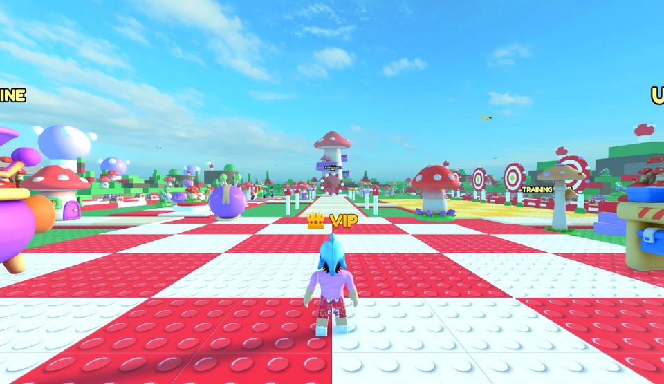 Mushroom Grove, world 15 in Throw Sim