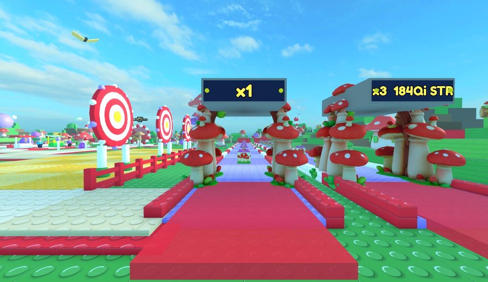 Mushroom Grove throwing lane in Throw Sim