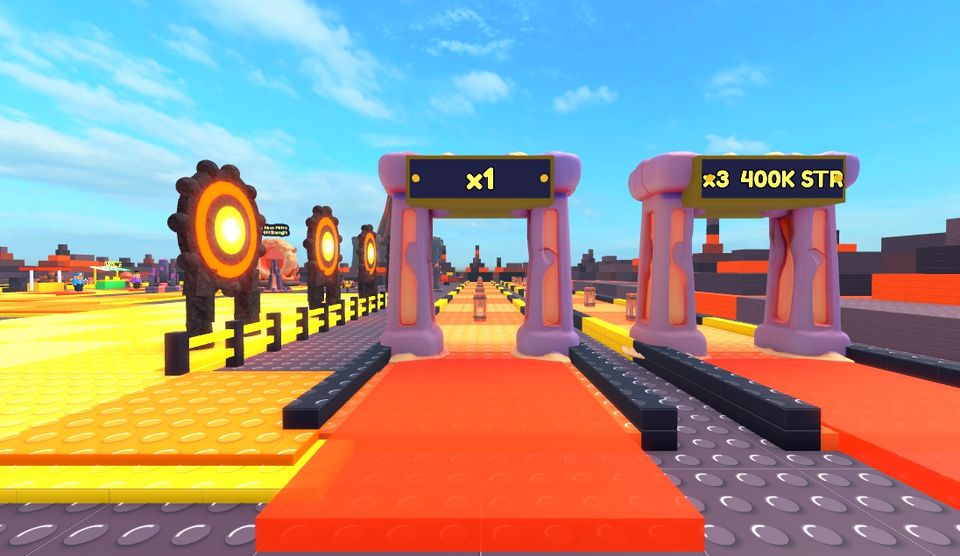 Lava Lagoon throwing lane in Throw Sim