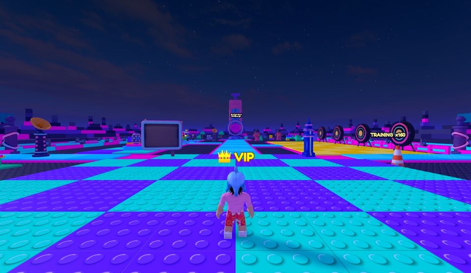Neon Metro, world 4 in Throw Sim