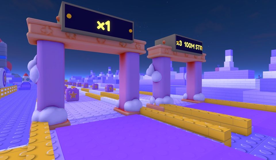 Starlight Cloud x3, x10 and x70 gates in Throw Sim