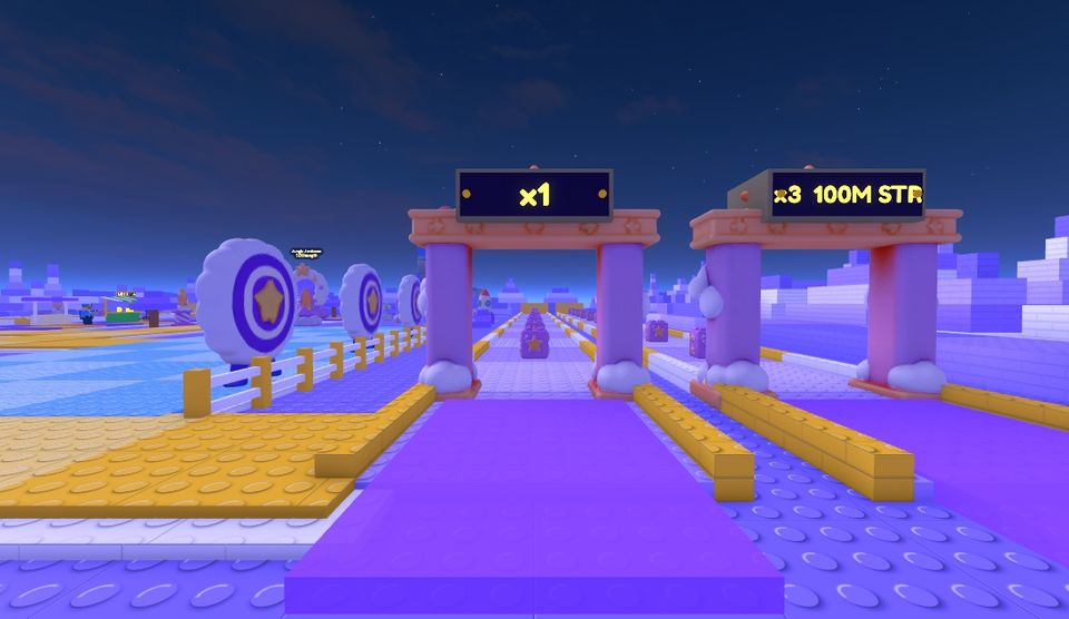 Starlight Cloud throwing lane in Throw Sim