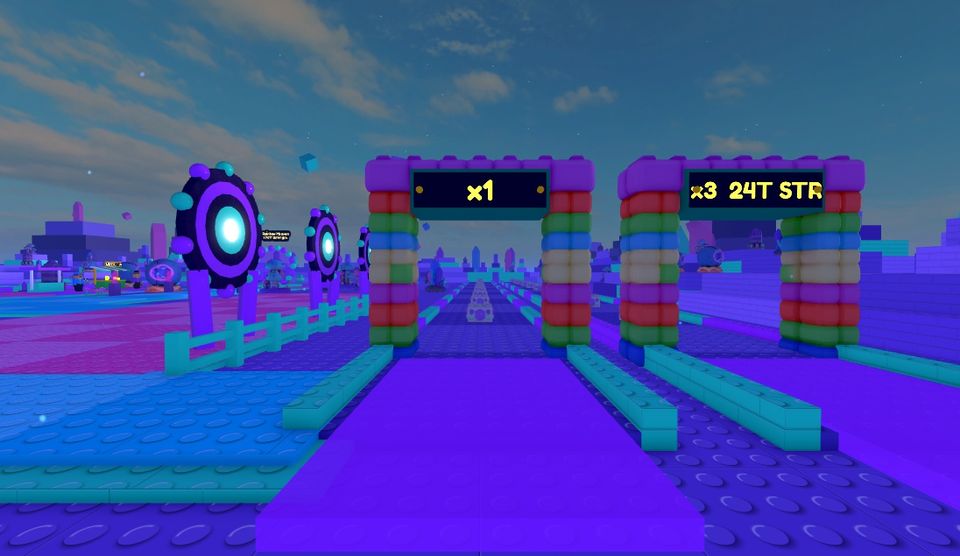 Crystal Caverns throwing lane in Throw Sim